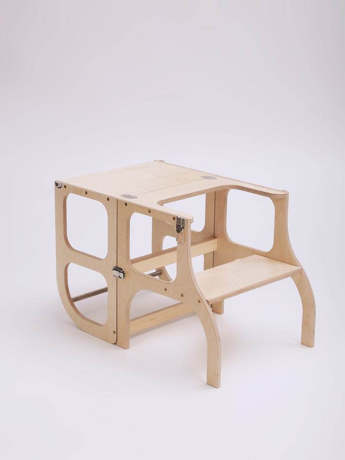 Ette Tete Leertoren Step 'n Sit Hout
