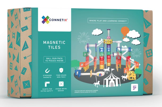 De Kinderwinkel Connetix Knikkerbaan 92 stuks
