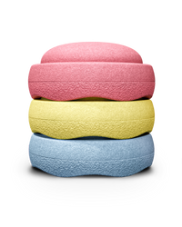 De Kinderwinkel PRE-ORDER Stapelstein Pastel Primary 3 stuks
