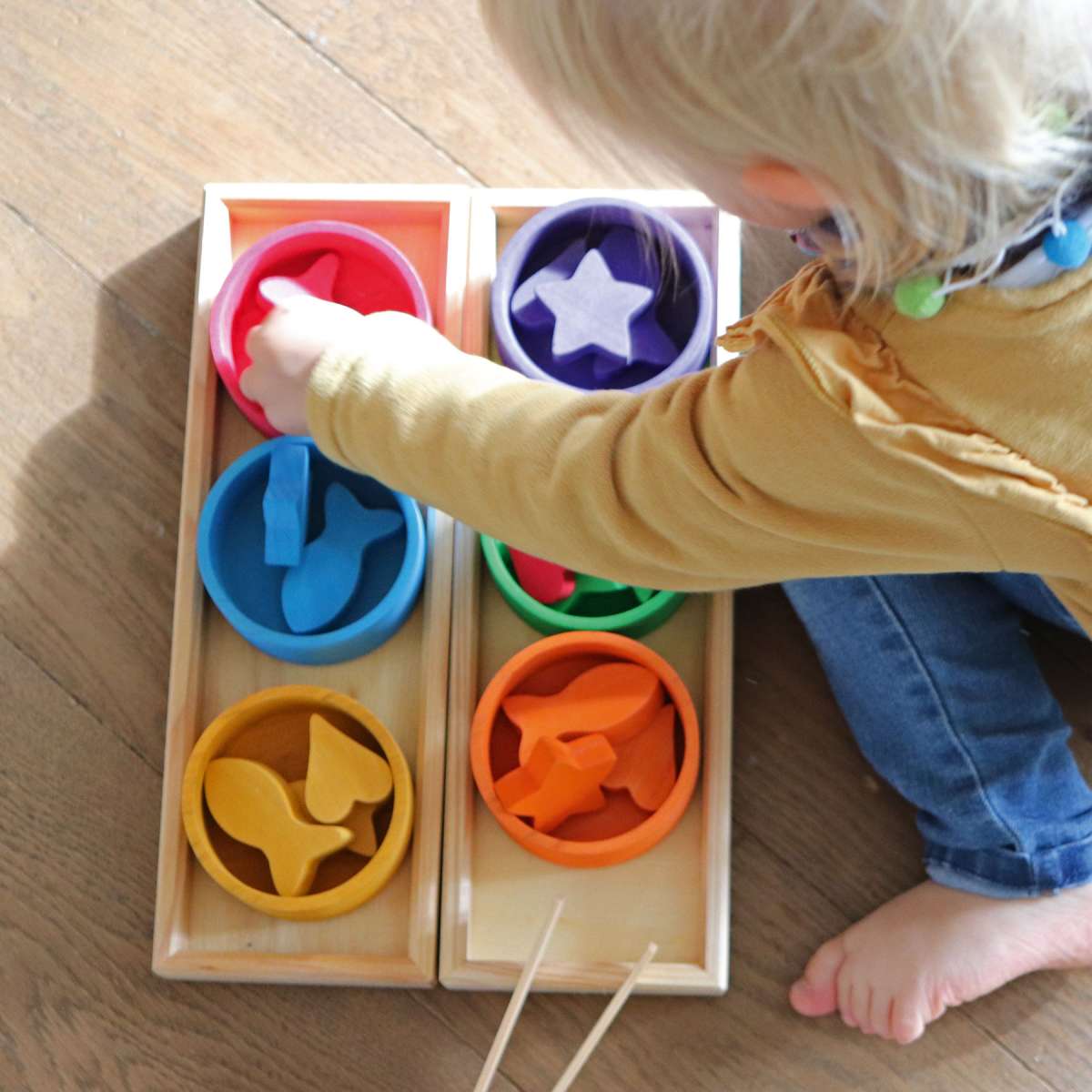 De Kinderwinkel - Grimm's Sorteerschaaltjes Rainbow