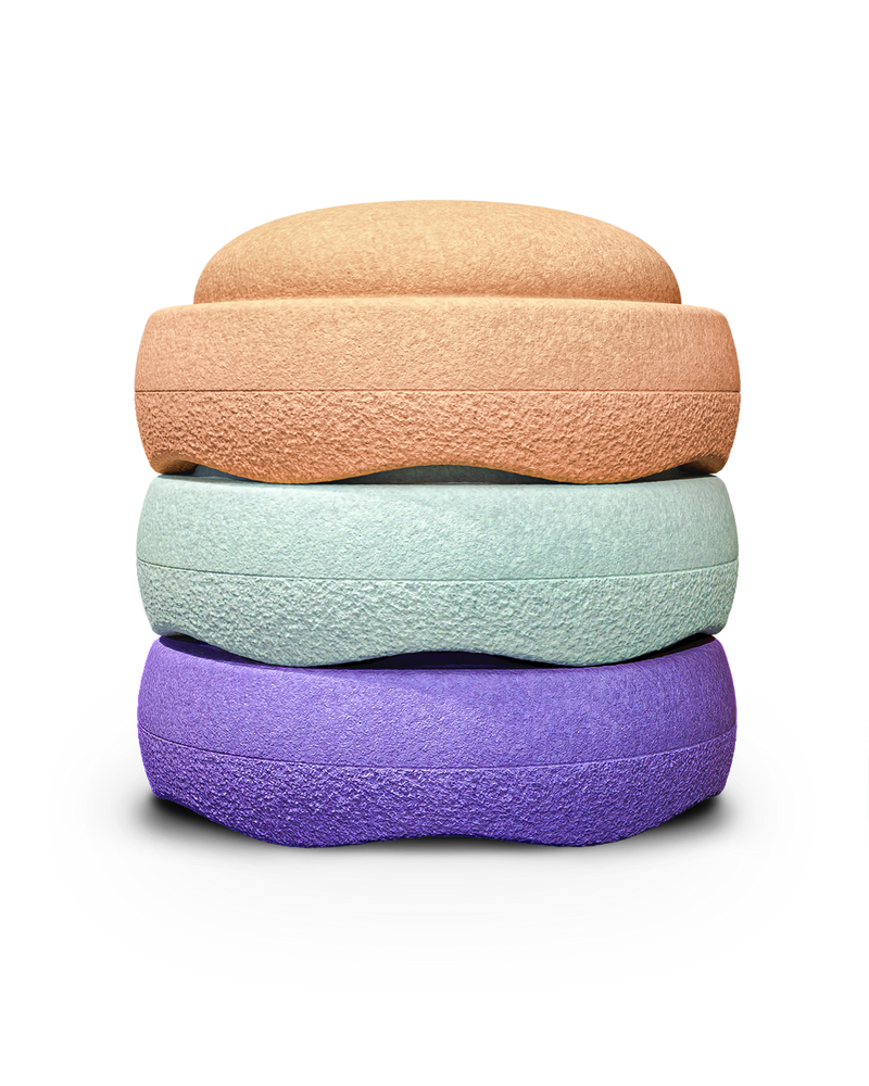 De Kinderwinkel PRE-ORDER Stapelstein Pastel Secondary 3 stuks